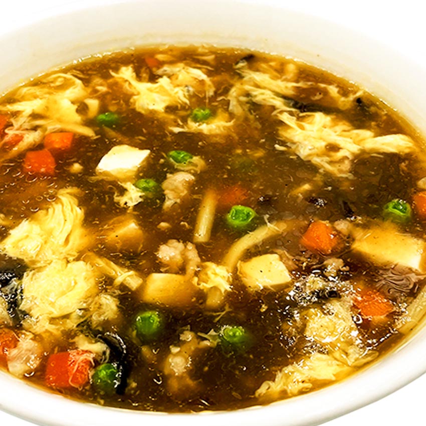 Order Hot & Sour Soup food online from New Shanghai Restaurant store, Lake Forest on bringmethat.com