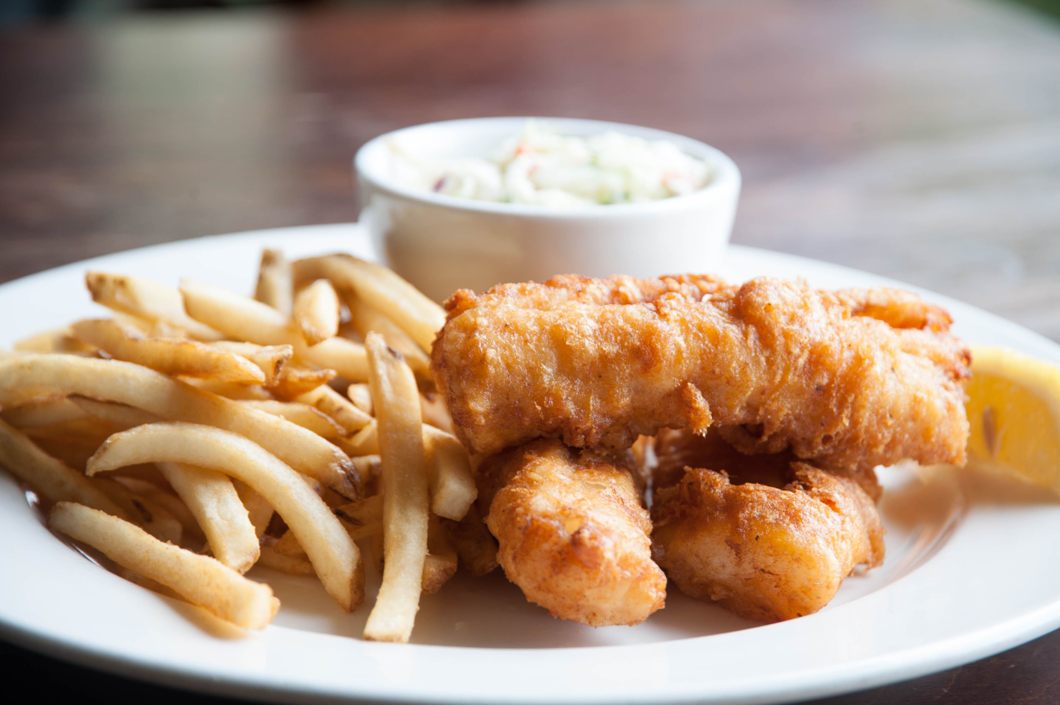 Order FISH-N-CHIPS food online from Jack Restaurant And Bar store, San Mateo on bringmethat.com