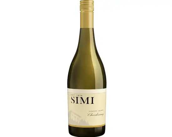 Order Simi Sonoma County Chardonnay, 750mL white wine (13.5% ABV) food online from Sousa Wines & Liquors store, Mountain View on bringmethat.com