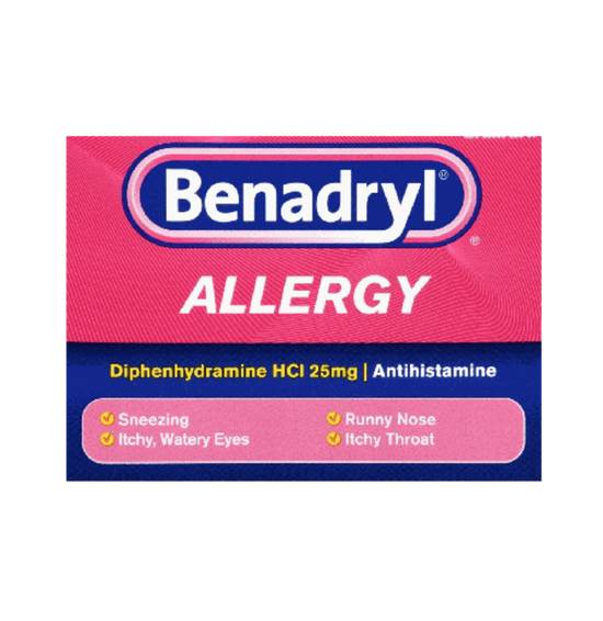 Order Benadryl Allergy - 6 Ct food online from IV Deli Mart store, Goleta on bringmethat.com