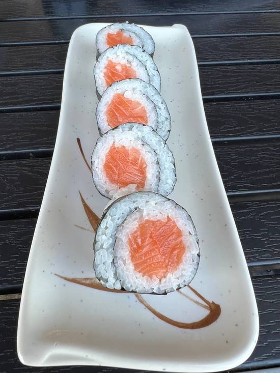 Order Salmon Maki Roll food online from J Sushi store, Corona on bringmethat.com