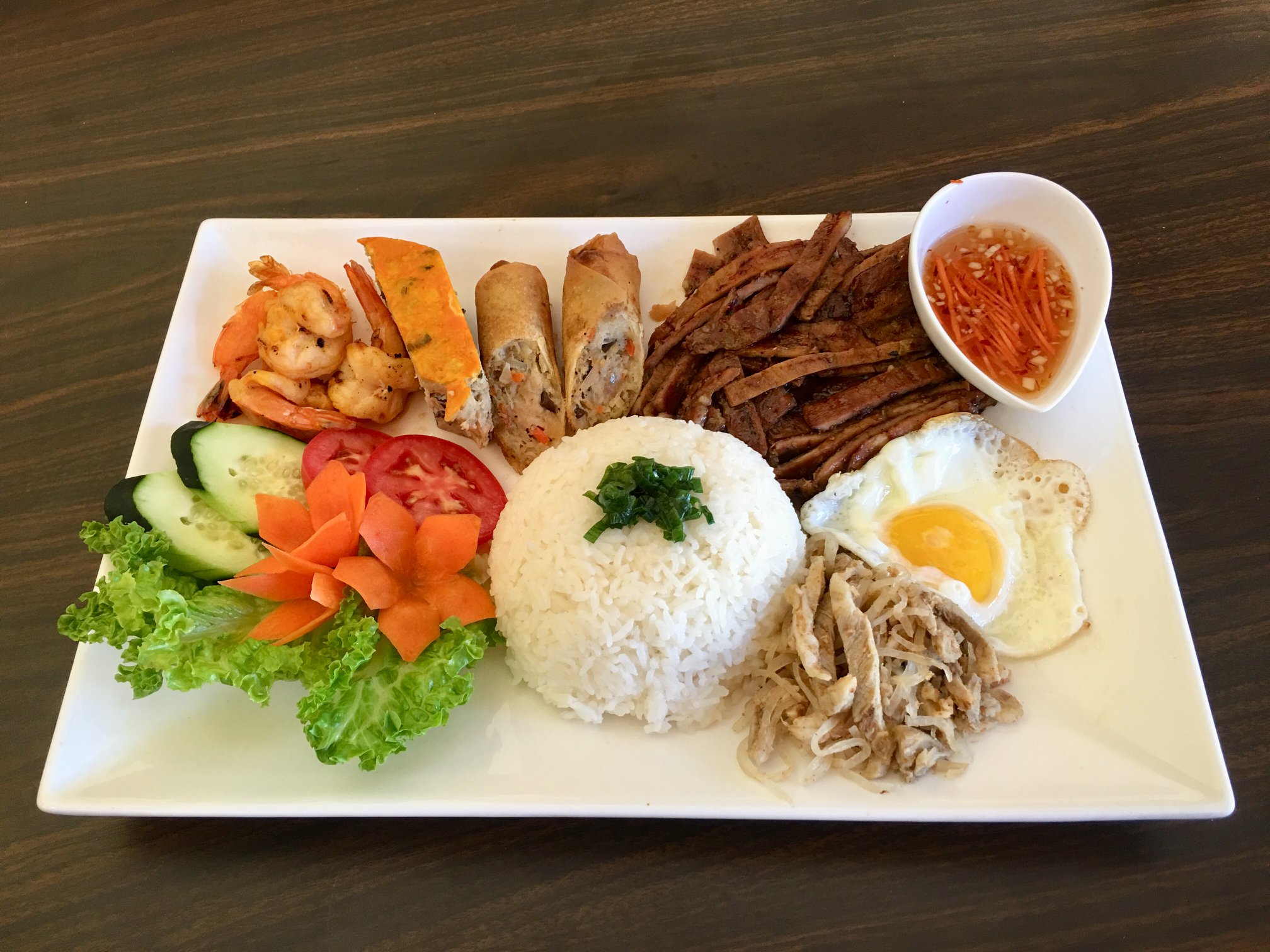 Order G1. Combination Combo Plate food online from Pho Ivy store, Elk Grove on bringmethat.com