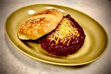 Order Chili Cheese Burger food online from Lucky Chicago Style Grill store, Round Rock on bringmethat.com