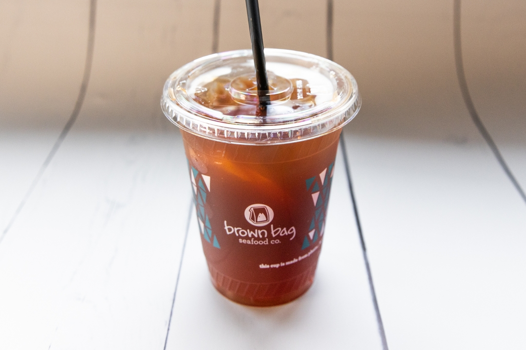 Order Unsweetened Iced Tea food online from Brown Bag Seafood Co store, Chicago on bringmethat.com