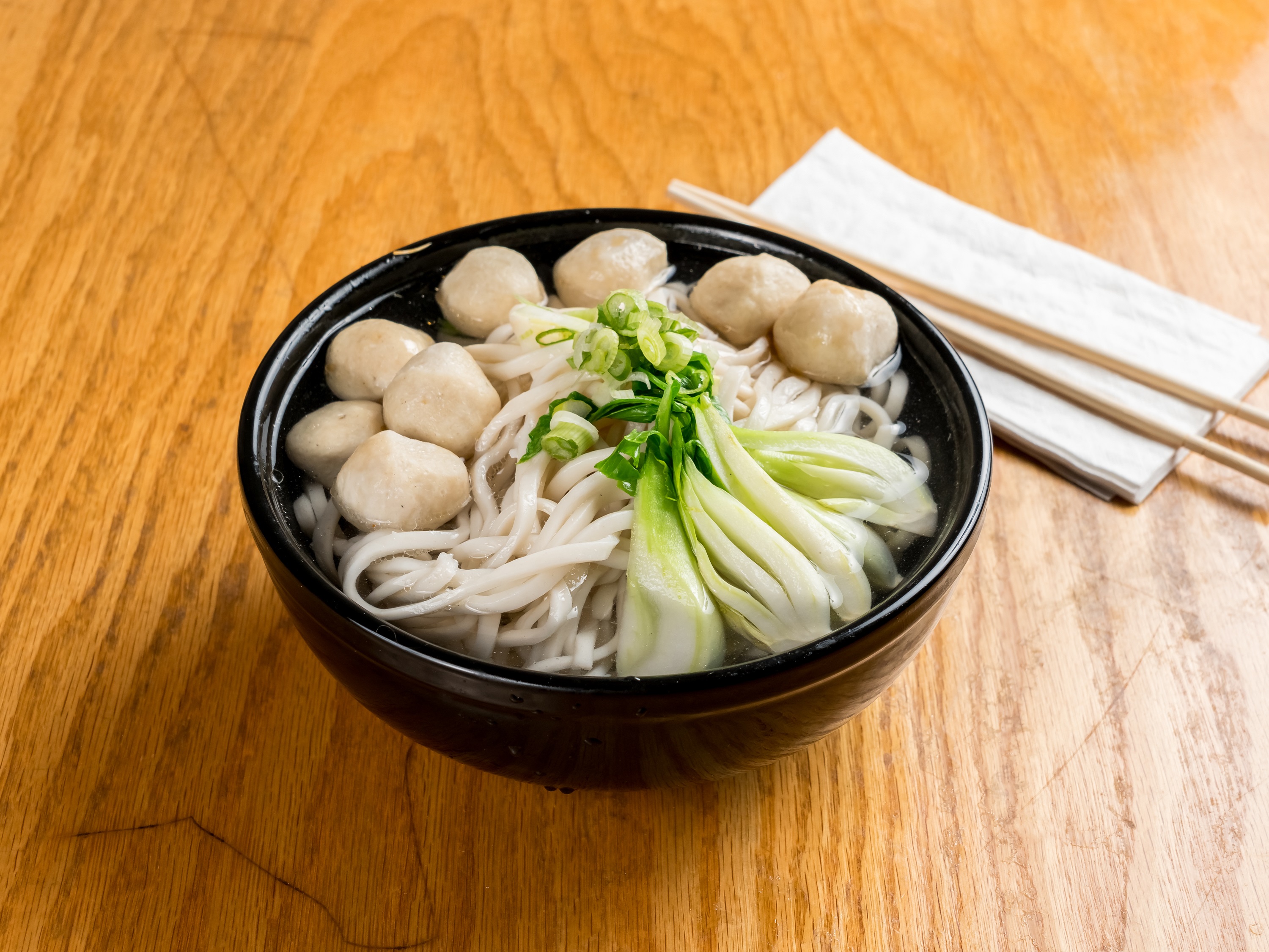 Order HN11. Fish Ball with Noodle Soup food online from 1089 Noodle House store, Stony Brook on bringmethat.com
