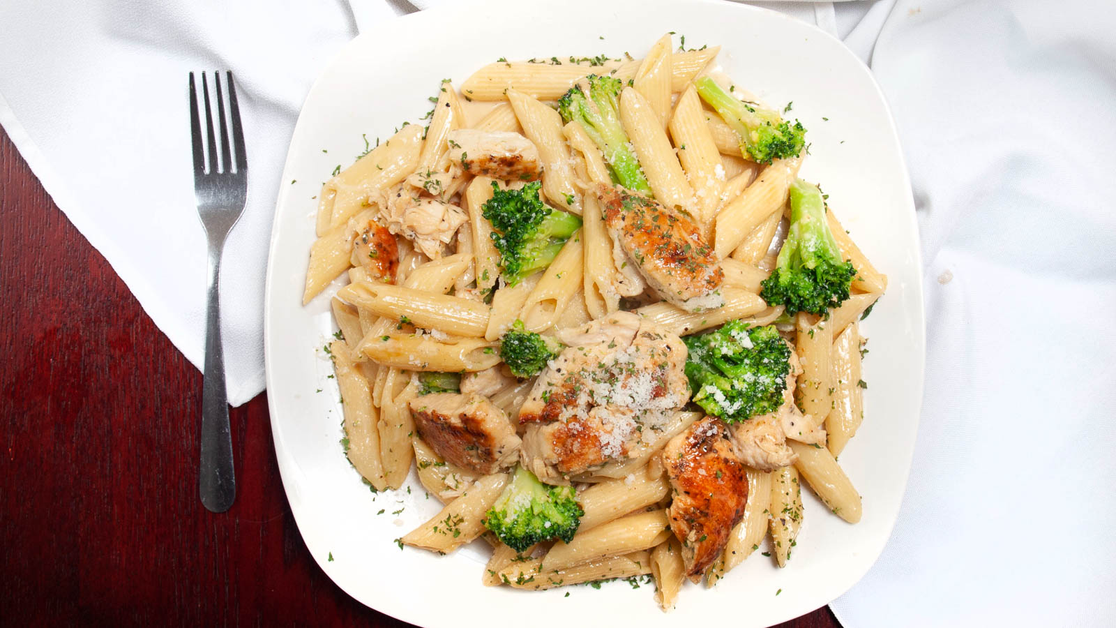 Order Penne with Alfredo food online from Wise Guys Deli store, West Warwick on bringmethat.com