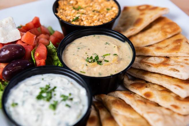 Order Hummus food online from The Big Greek Cafe store, Silver Spring on bringmethat.com