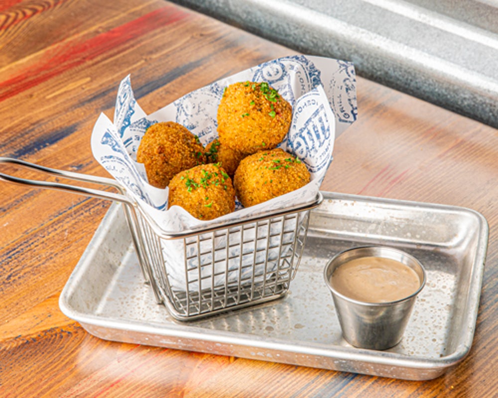 Order Mac & Cheese Brisket Balls food online from Willie's Grill & Icehouse store, Houston on bringmethat.com