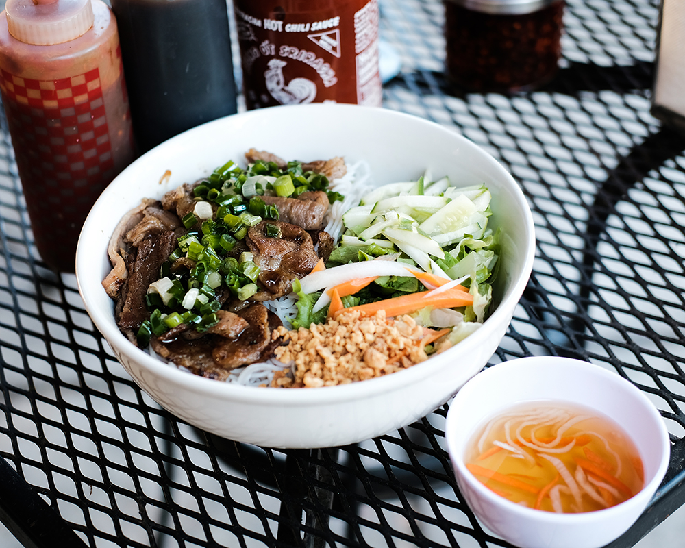 Order 22. Bun Thit Nuong food online from Pho King 4 store, Davis on bringmethat.com