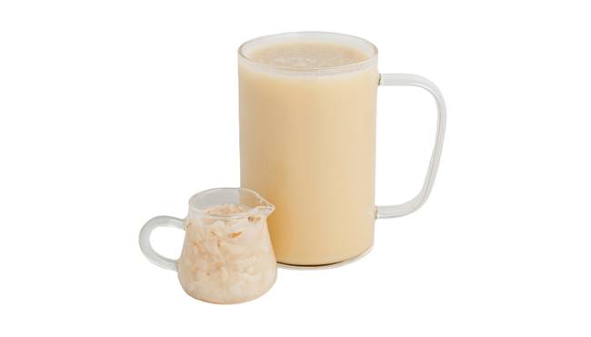 Order Hot Lychee Oolong w/ Milk** food online from Junbi store, Rowland Heights on bringmethat.com