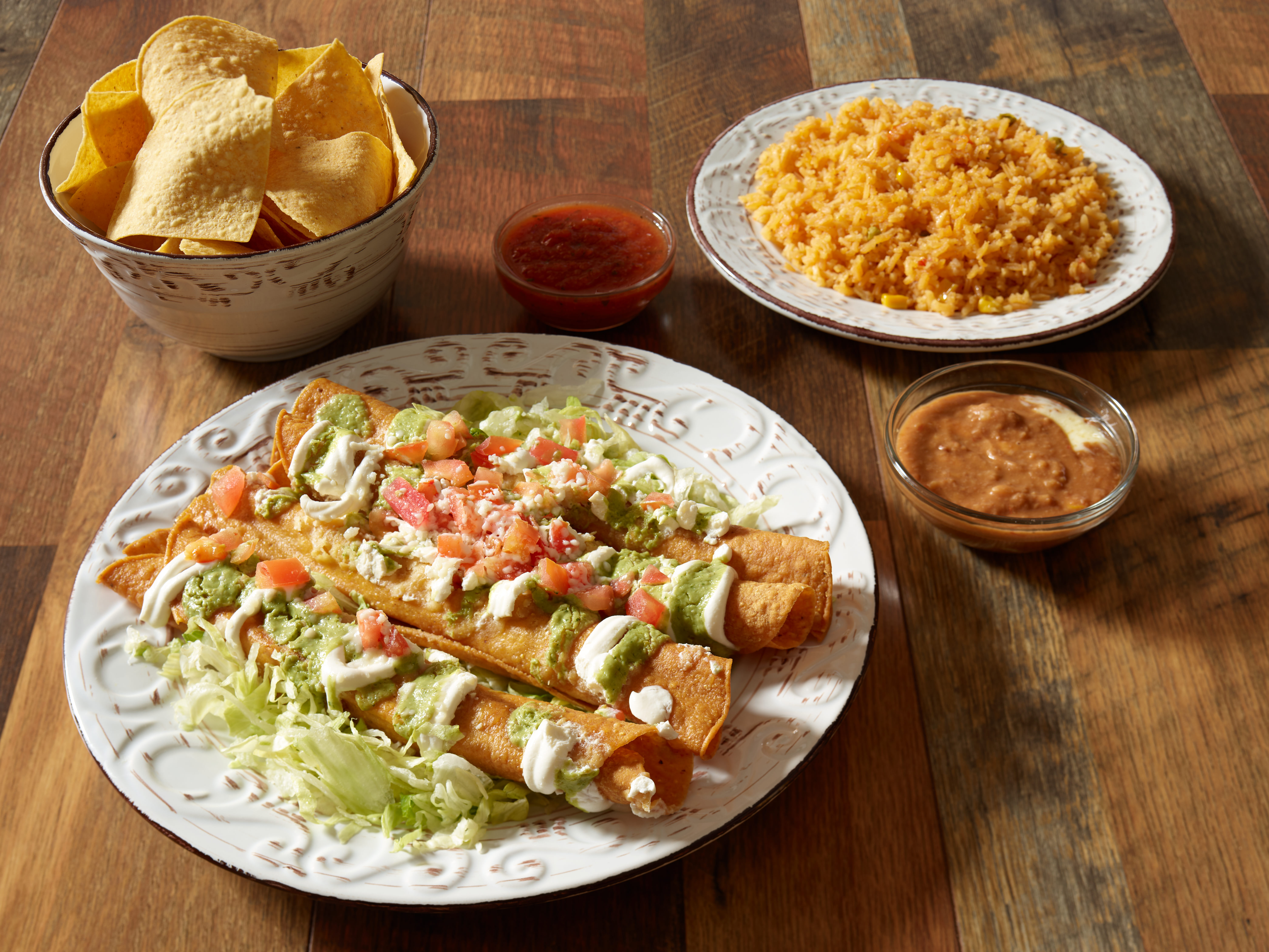Order Flautas food online from Monte Alban Mexican Grill store, Webster on bringmethat.com