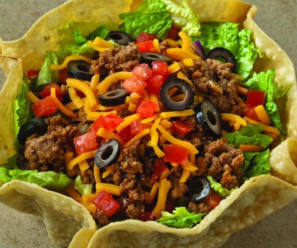 Order Taco Salad food online from Fryn' Pan Family Restaurant store, Fargo on bringmethat.com
