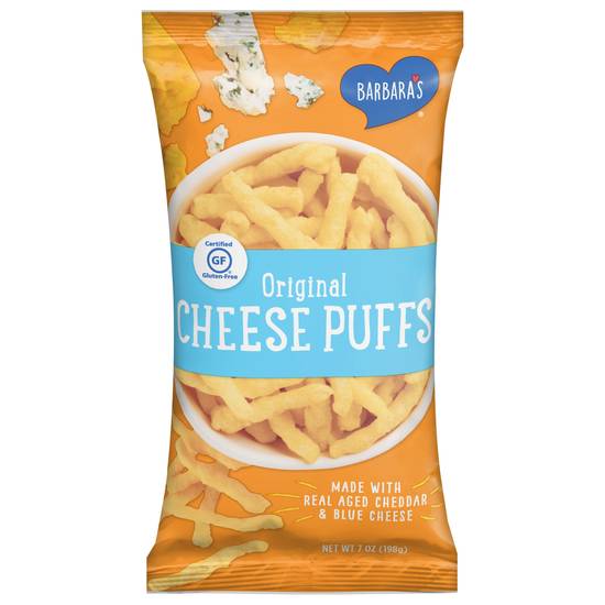 Order Barbara's Original Cheese Puffs, 7 OZ food online from Cvs store, SUNNYVALE on bringmethat.com