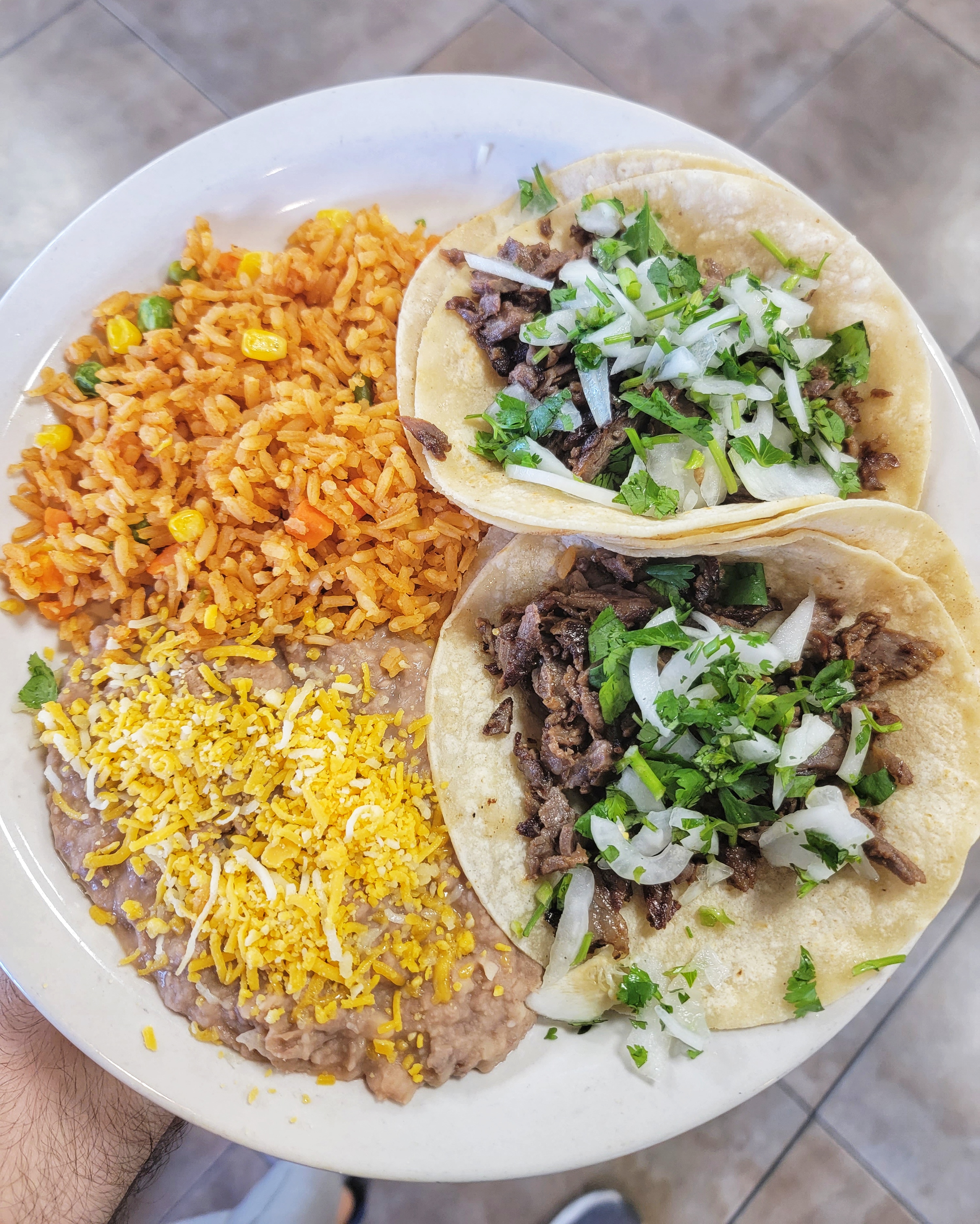 Order Taco Plate food online from Goody Cafe store, Palm Desert on bringmethat.com