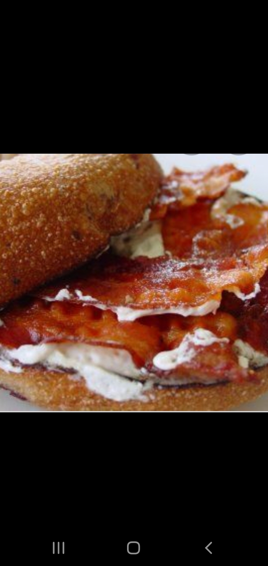 Order Cream Cheese & Bacon Sandwich  food online from American Gourmet Foods Deli store, New York on bringmethat.com