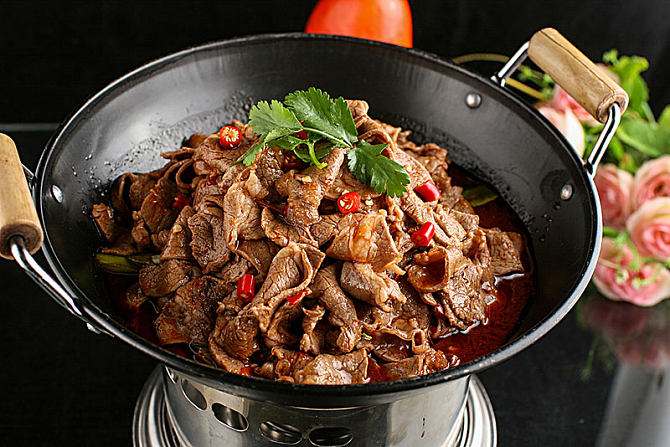 Order Fatty Beef Dry Pot food online from Spice Workshop store, Centereach on bringmethat.com