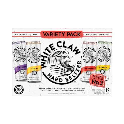 Order White Claw Variety Pack-12 Pack food online from Red Roof Market store, Lafollette on bringmethat.com