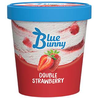 Order Double Strawberry (14 oz.) food online from The Ice Cream Parlor store, Colorado Springs on bringmethat.com