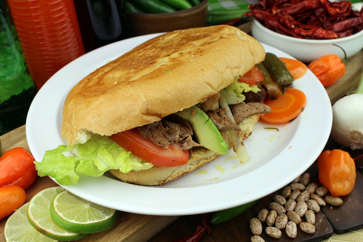 Order Torta food online from Que Buena Taqueria store, Whittier on bringmethat.com