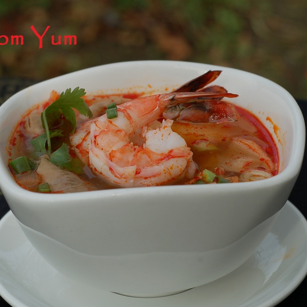 Order 10. Tom Yum Soup (small) food online from The Old Siam store, Sunnyvale on bringmethat.com