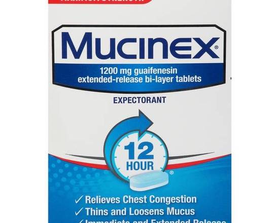 Order Mucinex - 28 Tablets - 12 Hour- Maximum Strength food online from East Cooper Family Pharmacy store, Mt Pleasant on bringmethat.com