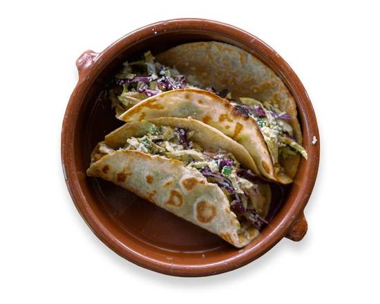 Order Tacos (2) food online from Gadzooks Enchiladas & Soup store, Phoenix on bringmethat.com