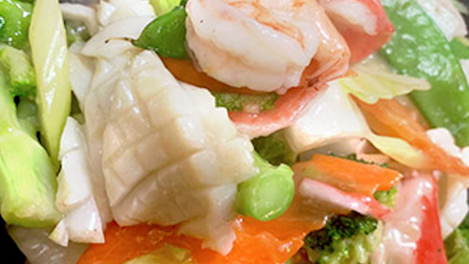 Order Shrimp with Mixed Veggies / 素菜蝦 food online from Chow n' Joy store, Somerville on bringmethat.com