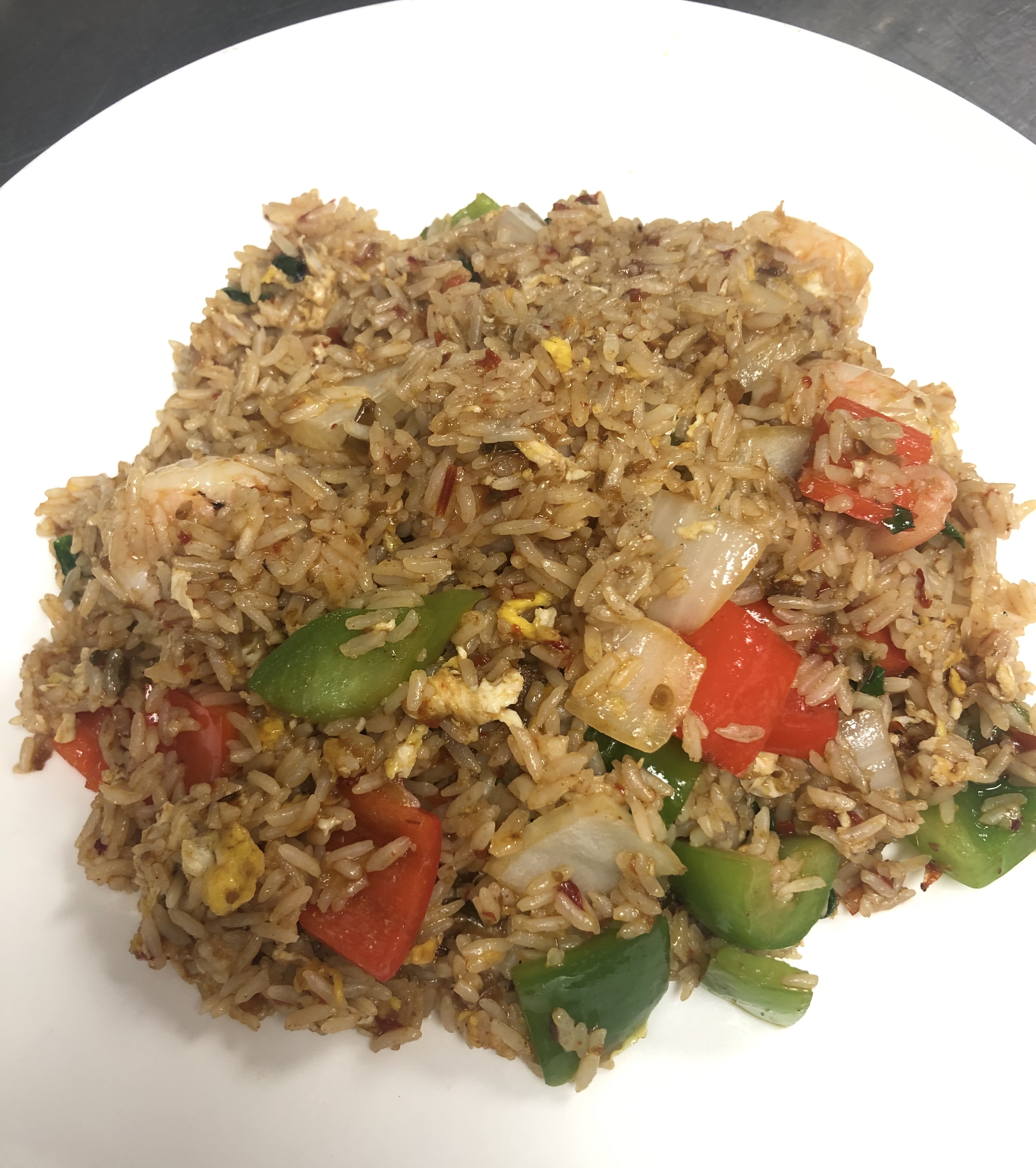 Order Spicy Basil Fried Rice food online from Srithai Kitchen store, Snellville on bringmethat.com