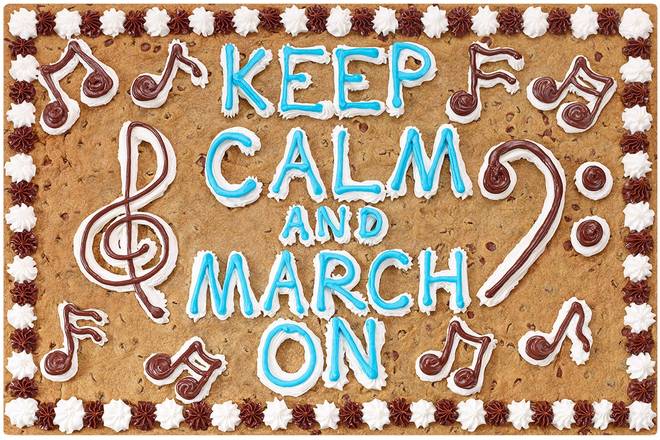 Order Keep Calm & March On - O4035 food online from Great American Cookies store, Richmond on bringmethat.com