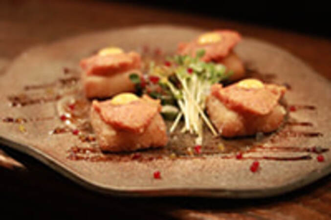 Order Crispy Rice with Tuna food online from Sasaya store, Los Angeles on bringmethat.com