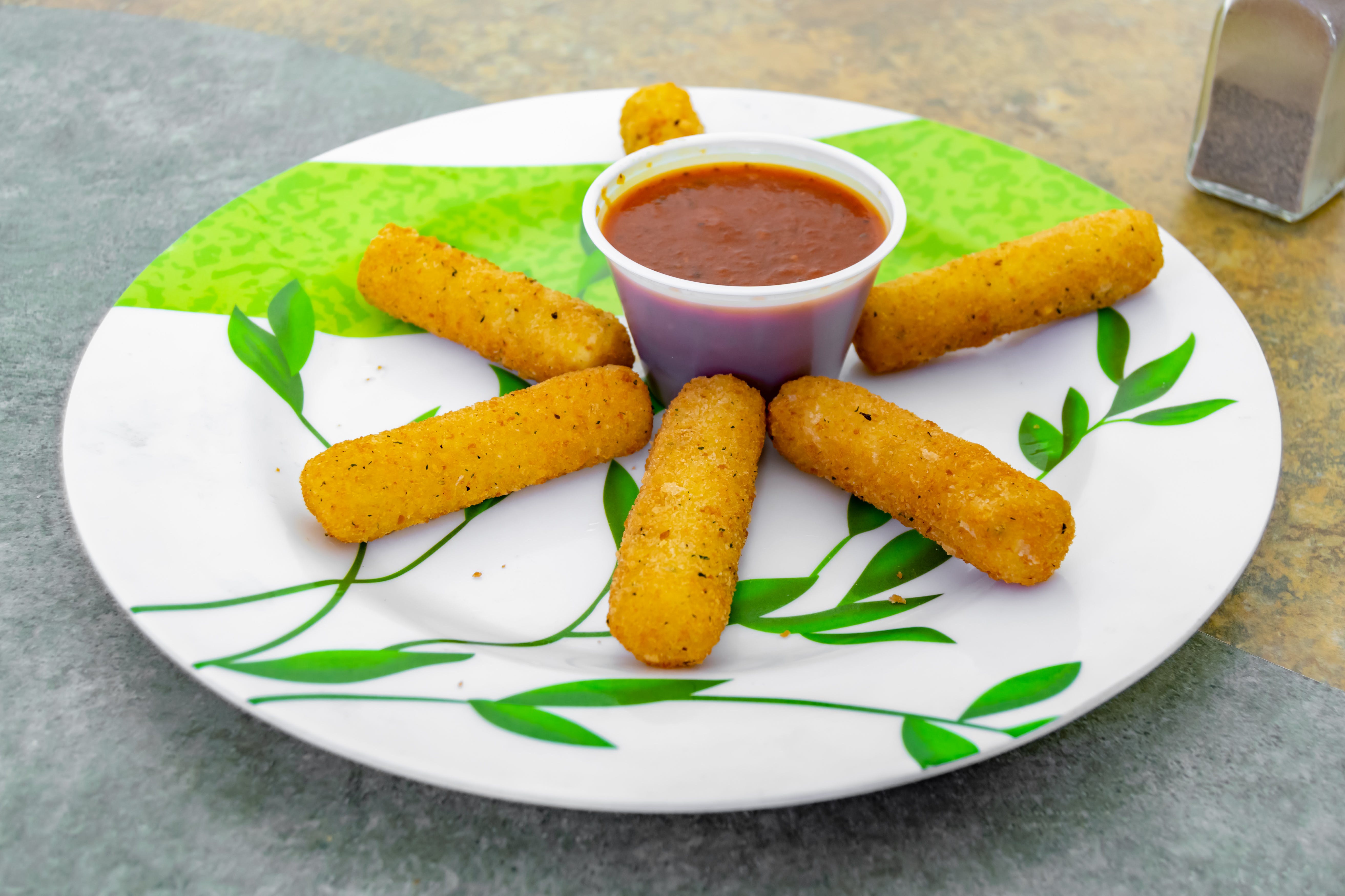 Order Mozzarella Sticks - 6 Pieces food online from Two Tony's Pizza store, Linden on bringmethat.com