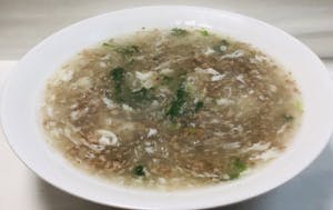 Order B3. 西湖牛肉羹 West Lake Beef Soup food online from Sichuan Hot Pot 九寨溝火锅川菜 store, Cleveland on bringmethat.com
