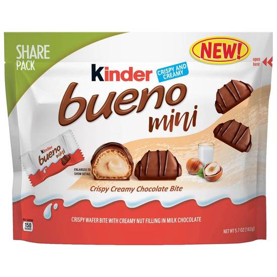 Order Kinder Bueno Crispy Creamy Chocolate Bites Mini (5.7 oz) food online from Rite Aid store, Eugene on bringmethat.com