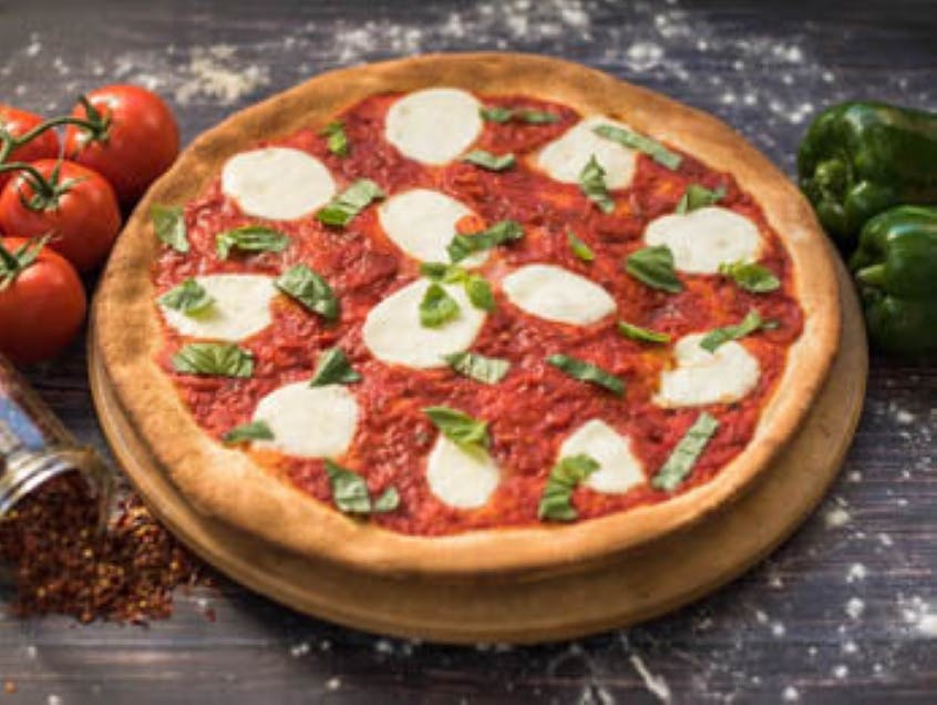Order Margherita Pizza - Large (8 Slices) food online from Pat Pizza store, Wilmington on bringmethat.com