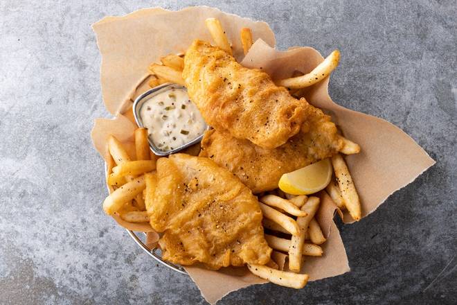 Order Shiner Fish & Chips food online from Cotton Patch Cafe store, Grapevine on bringmethat.com