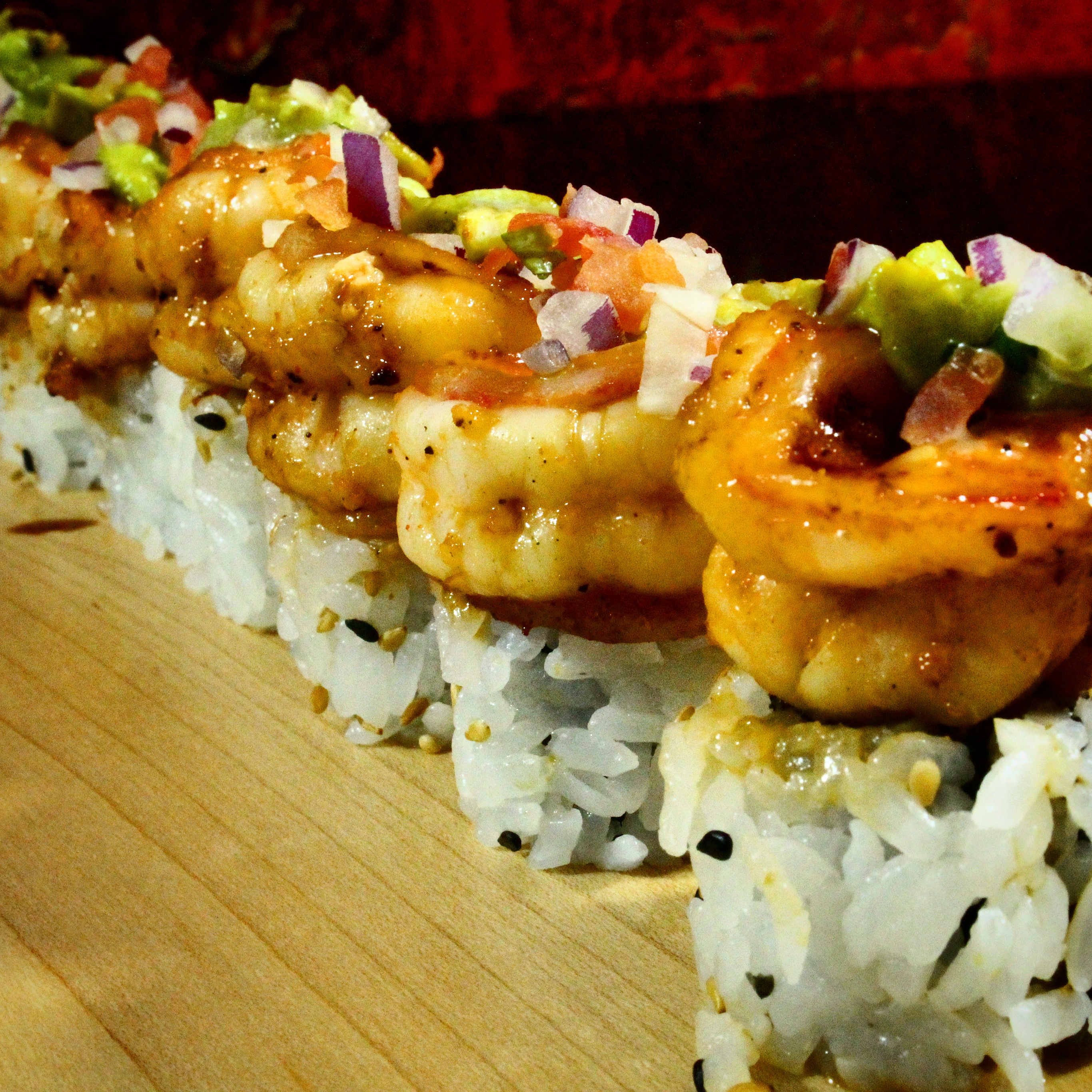 Order Chicago Bulls Roll food online from Agami Contemporary Sushi store, Chicago on bringmethat.com