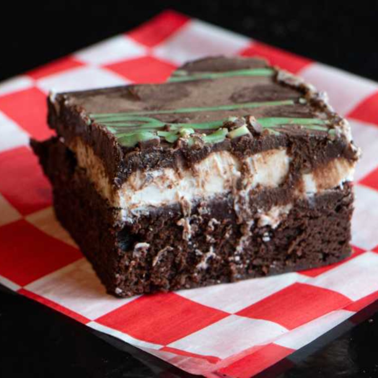 Order Andes Mint Chocolate Brownie food online from Baby Got Mac store, Chicago on bringmethat.com