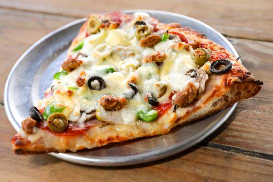 Order Ultimate Village Pizza (Slice) food online from Ingleside Village Pizza store, Macon on bringmethat.com