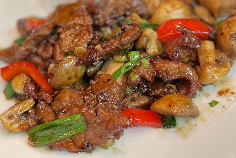 Order Beef with Mushroom food online from Cafe Ginger store, Houston on bringmethat.com