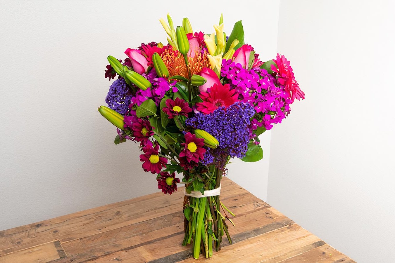 Order Designer’s Choice Mother’s Day Wrapped Bouquet food online from @Flowers store, Santa Barbara on bringmethat.com