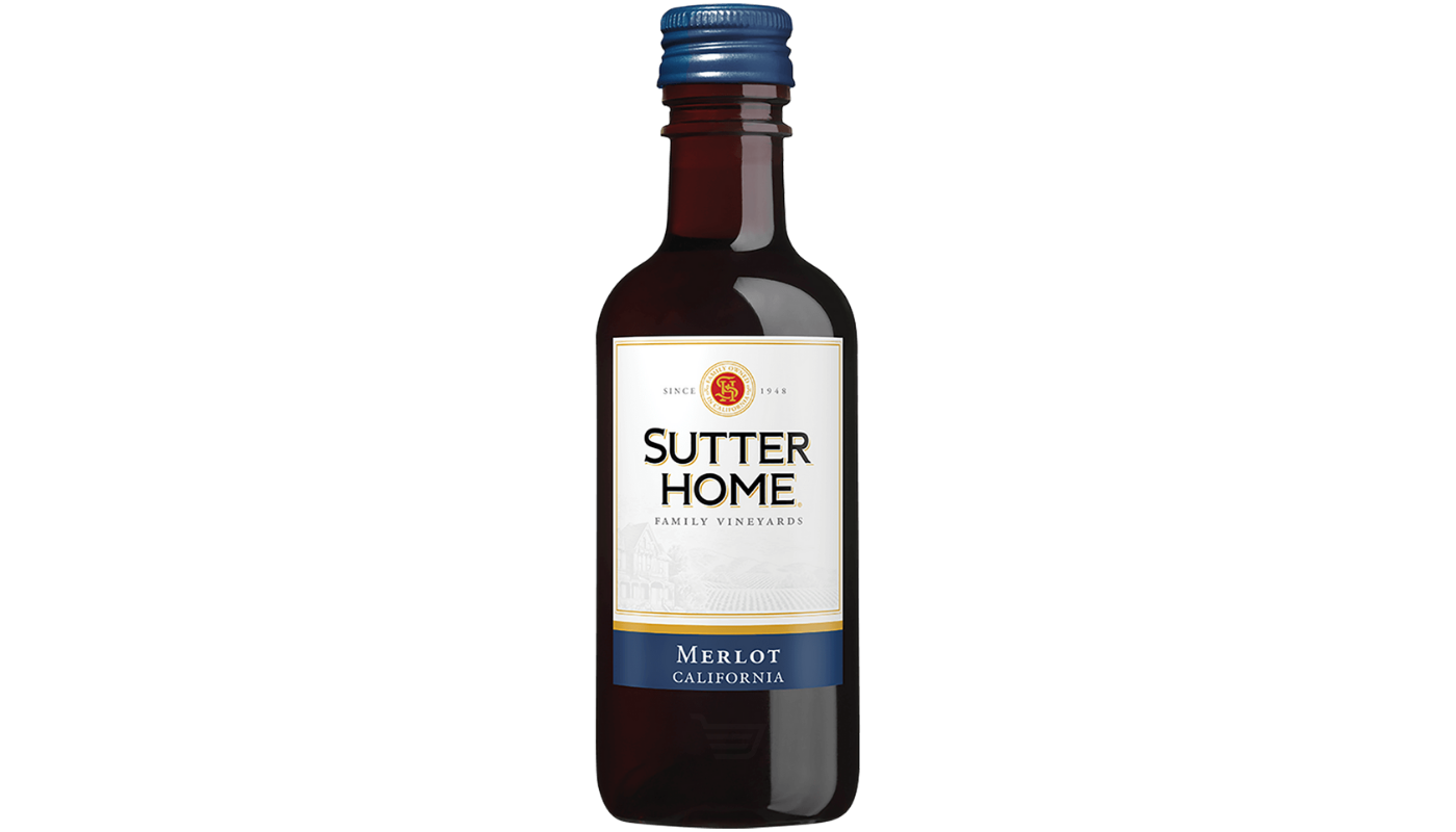 Order Sutter Home Family Vineyards Merlot 187mL food online from M & M Liquor & Jr Market store, Anaheim on bringmethat.com