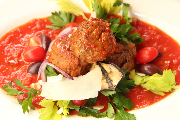 Order Beef and Pork Meatballs food online from Gina La Fornarina store, New York on bringmethat.com