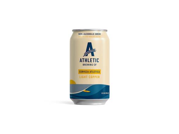 Order Athletic Brewing Cerveza Atletica Light Copper - 6x 12oz Cans food online from Garfield's Beverage Warehouse store, Chicago on bringmethat.com