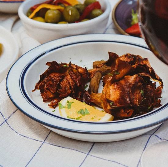 Order Twice Fried Artichokes food online from Amis Trattoria store, Westport on bringmethat.com