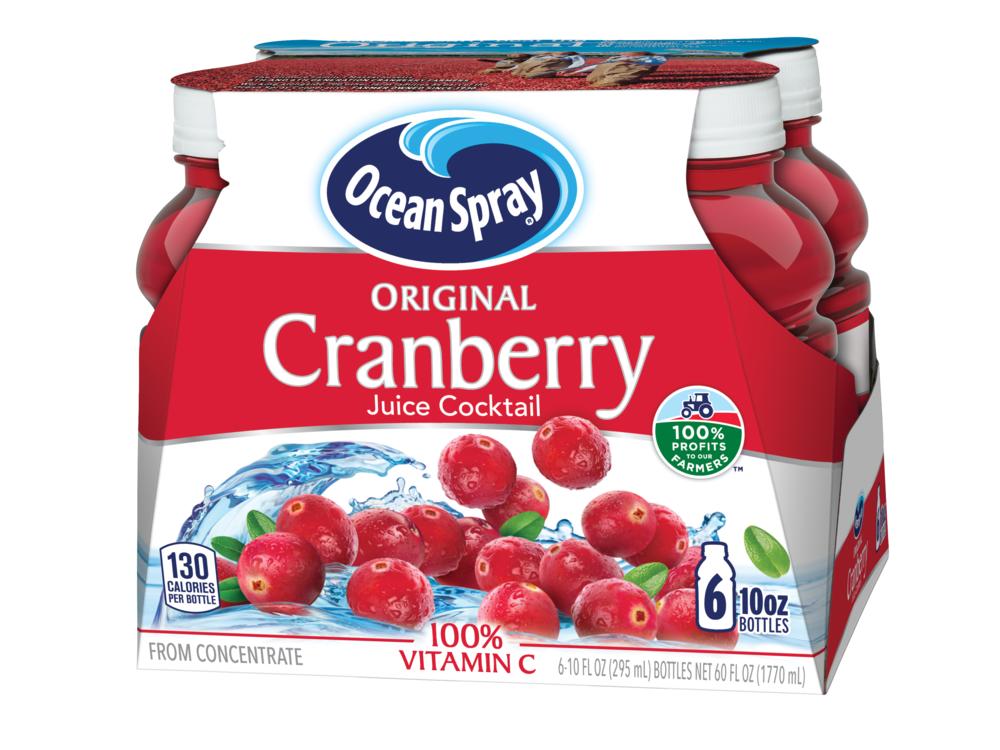 Order Ocean Spray, Cranberry Juice Cocktail - 6 ct food online from Rite Aid store, READING on bringmethat.com