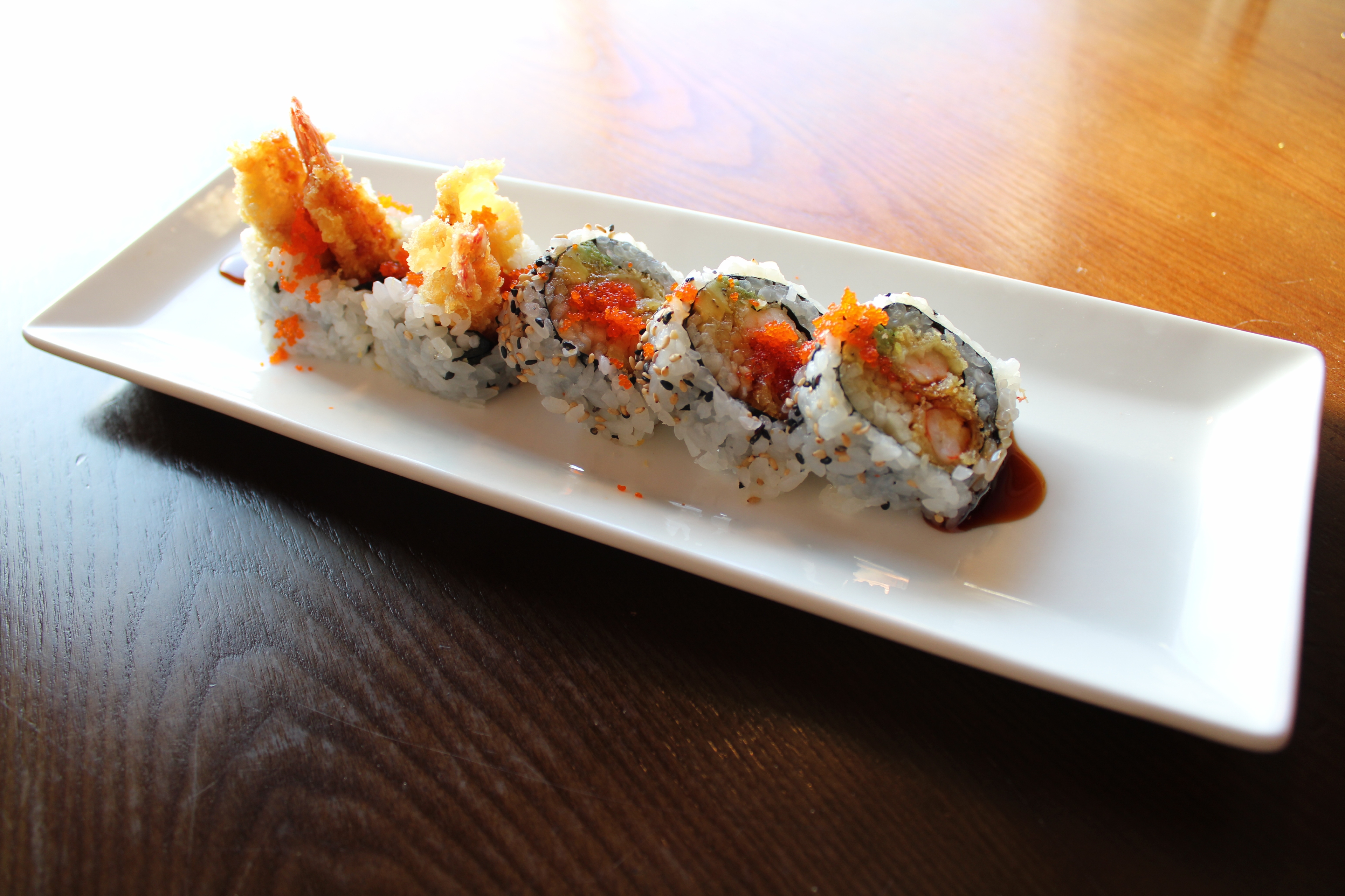Order Shrimp Tempura Roll food online from Sushi Snob store, Jacksonville on bringmethat.com