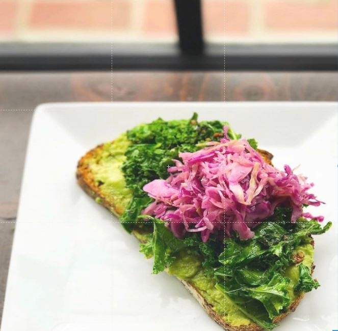 Order Kale avocado Toast food online from The Daily Harvest Cafe store, Newhall on bringmethat.com