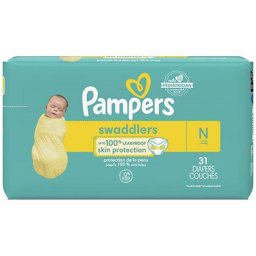 Order Pampers Swaddlers Diapers Newborn - 84.0 ea food online from Walgreens store, Darby on bringmethat.com