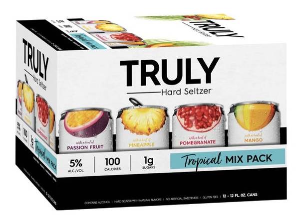 Order Truly Tropical Mix Pack, 12pk-12oz canned beer (4.7% ABV) food online from Loma Mini Market store, Long Beach on bringmethat.com