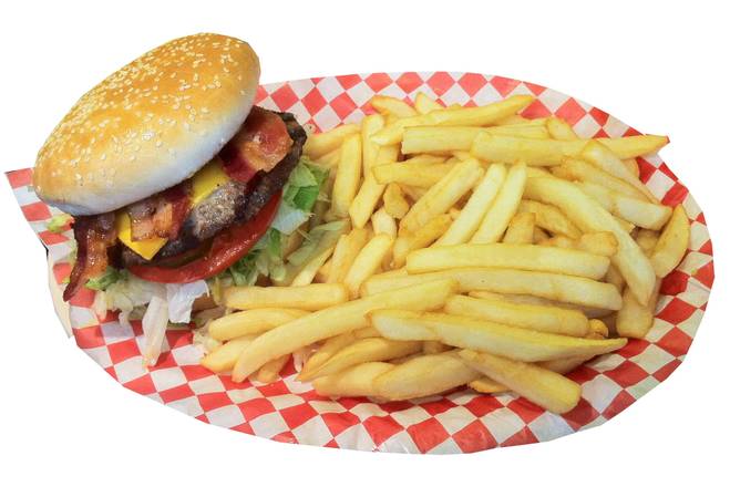 Order Bacon Cheeseburger Special food online from Angelo 6 Burger store, Upland on bringmethat.com